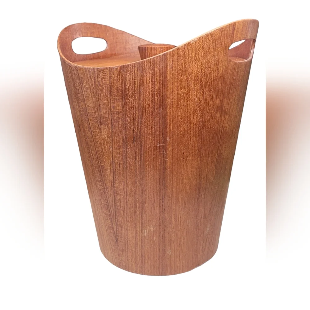 MCM Wooden Ice Bucket